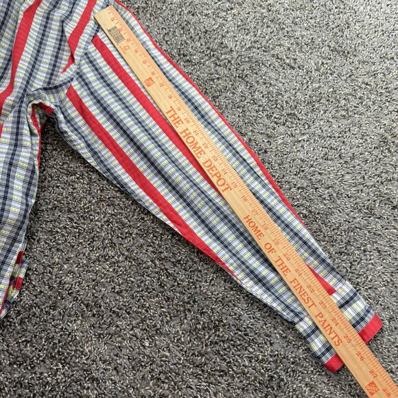 Robert Graham Button Shirt Mens XL Striped Colorful Vibrant Paisley Flip Cuff - Picture 13 of 13